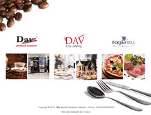 Tablet Screenshot of davcatering.com